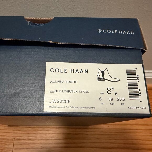 NIB COLE HAAN Laina Bootie -> Black Leather, 8.5 - Picture 6 of 6